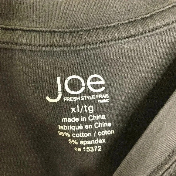 Joe Fresh Black Flower  T-Shirt Size Extra Large - Picture 9 of 15